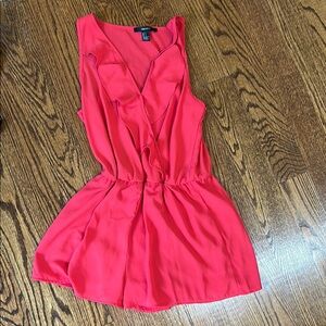 Vibrant Sleeveless Red Blouse